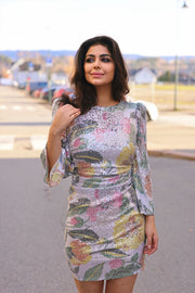 Sequins Mini Dress - Spring Garden