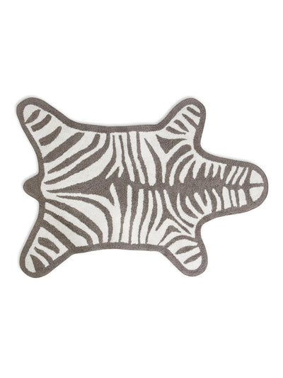 Grey Zebra Bathmat