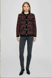 Lydia Jacket - Cherry Plaid