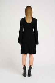 AntaliGZ Wool Short Dress - Black
