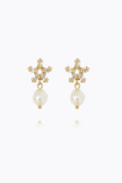 Emmy Earrings - Pearl/Crystal