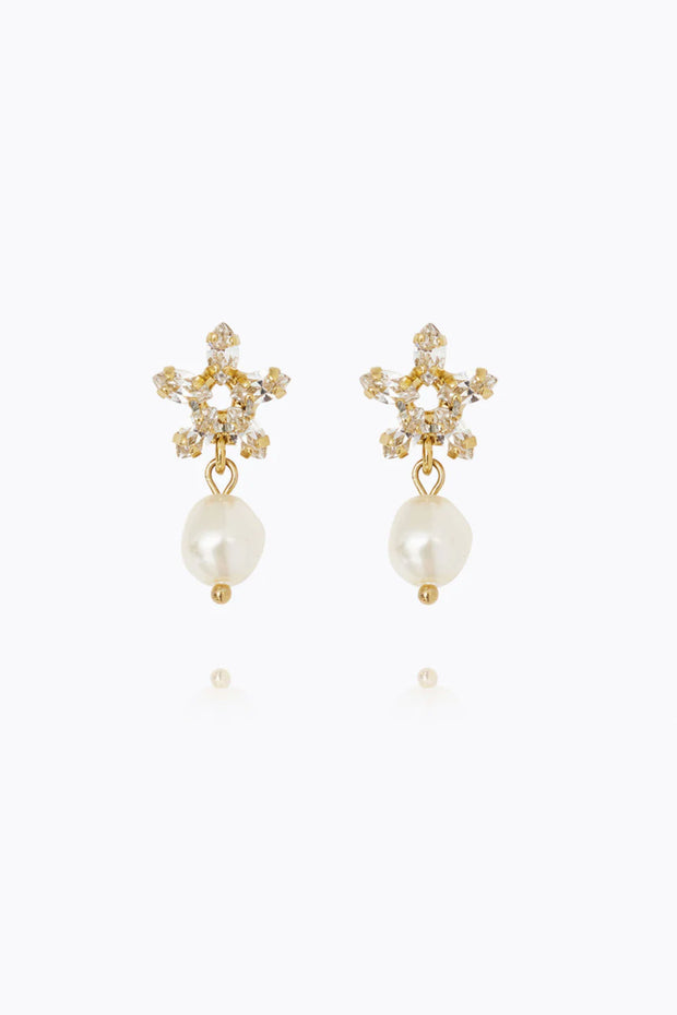 Emmy Earrings - Pearl/Crystal