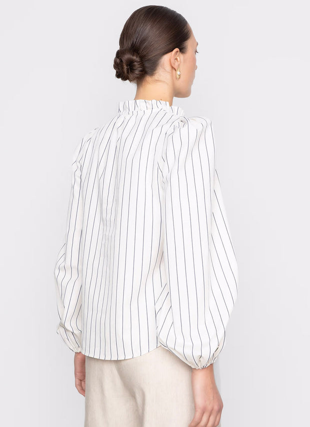 Infinity Blouse - Cream stripe