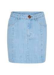 VellaGZ Short Skirt - Light Blue Washed