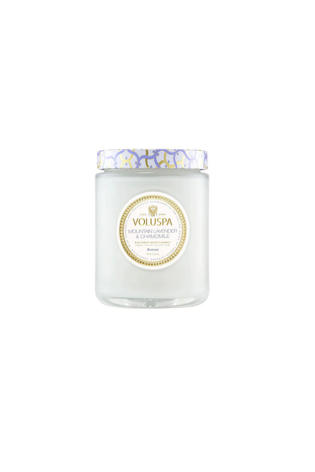 Large Jar Candle 100tim - Mountain Lavender & Chamomile