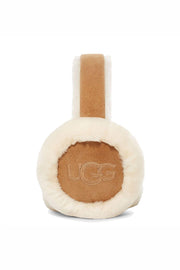 W EMB LOGO EARMUFF - CHESTNUT