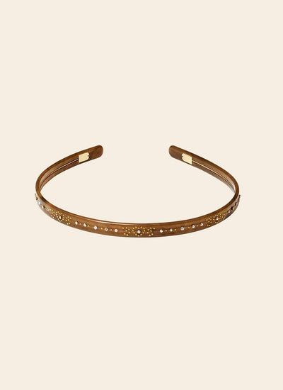 Aziza Headband - Mocha