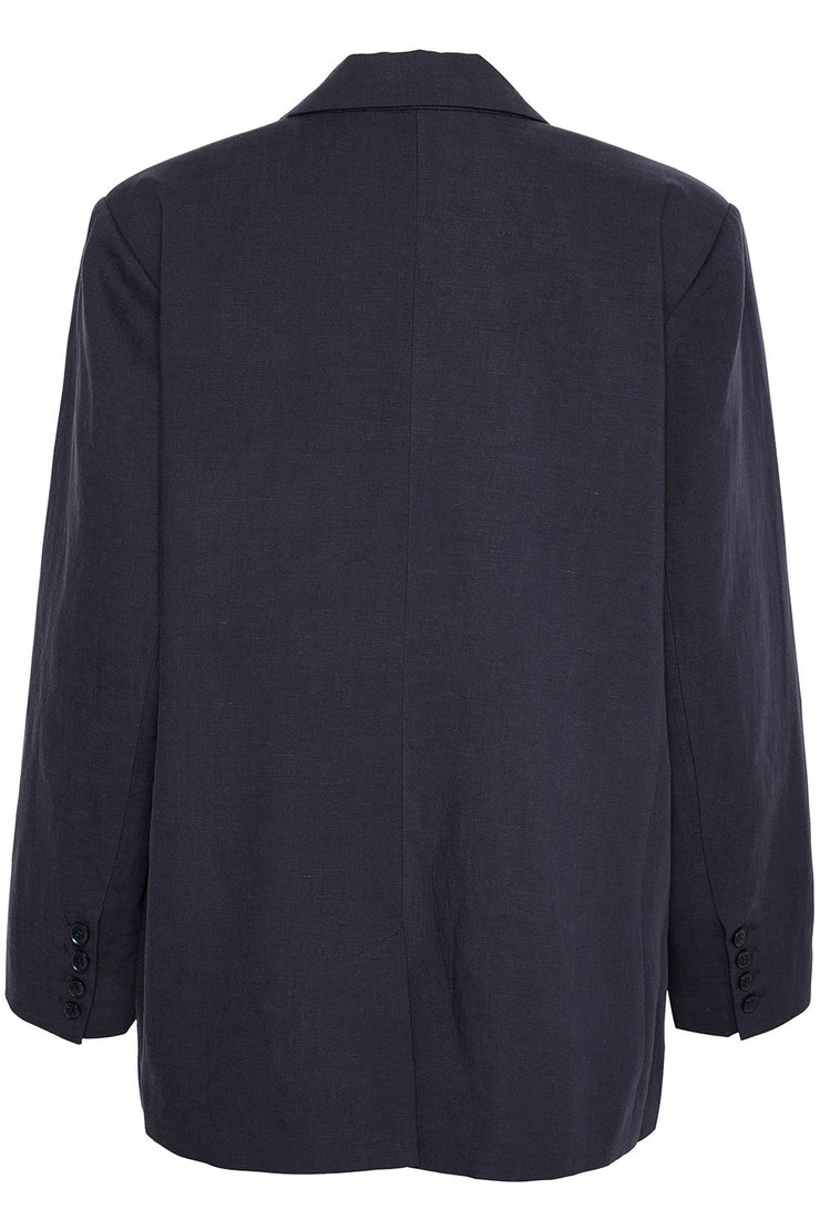 LizaGZ linen Blazer - Tammy Navy