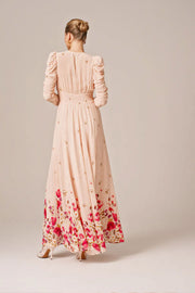 Georgette Maxi Dress - Wild Flowers