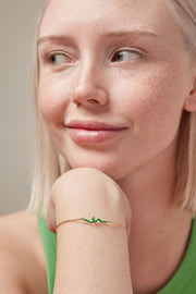 Twist Bracelet - Grass Green